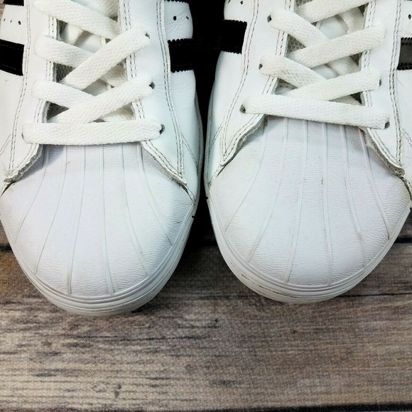Adidas Mens 11.5 Superstar Sneakers Skateboard - Picture 4 of 8